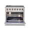 Forno Capriasca Titanium Professional 36In. Freestanding Gas Range FFSGS6260-36 - alternate 7